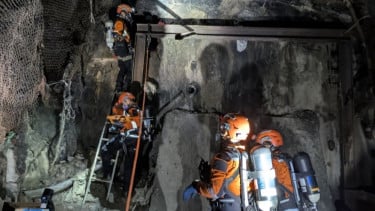 Tambang emas di kawasan Pongkor, Bogor