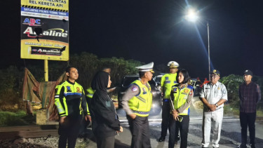 Kecelakaan kereta api dan mobil di Tebing Tinggi, Sumatera Utara