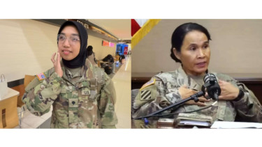 Kezia Syifa dan Rosita Aruan Orchid Baptiste masuk militer AS