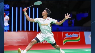 Tunggal putra Indonesia Alwi Farhan