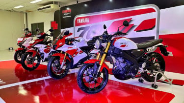 Motor baru Yamaha edisi ulang tahun ke-70