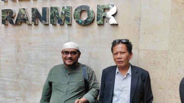 Habib Novel Bamukmin (kiri) dan Damai Hari Lubis (kanan)