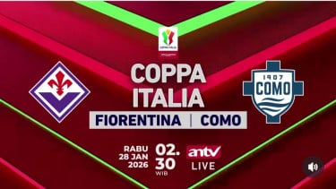 Duel Fiorentina vs Como Coppa Italia live di ANTV
