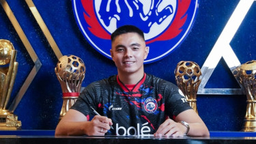 Arema FC rekrut penjaga gawang Gianluca Claudio Pandeynuwu dari Persis Solo