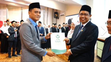 Rektor UIN Saizu Resmi Lantik Pimpinan Fakultas Saintek