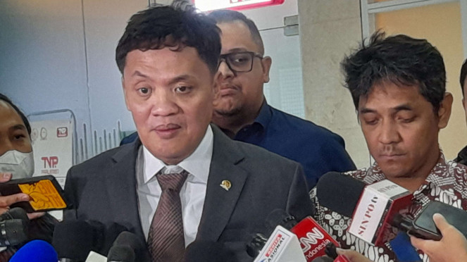 Ketua Komisi III DPR RI, Habiburokhman di Kompleks Parlemen, Senayan, Jakarta