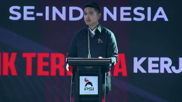 Ketua Umum PSI, Kaesang Pangarep 