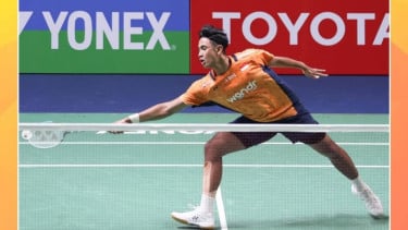 Tunggal putra Indonesia Alwi Farhan