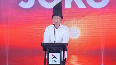 Presiden ke-7 RI Joko Widodo (Jokowi) di Rakernas PSI