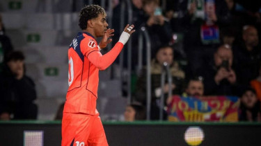 Pemain Barcelona Lamine Yamal