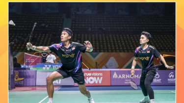 Ganda putra Indonesia Leo Rolly Carnando/Bagas Maulana