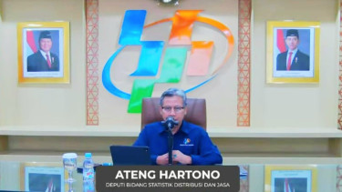 Deputi Bidang Distribusi dan Jasa BPS, Ateng Hartono