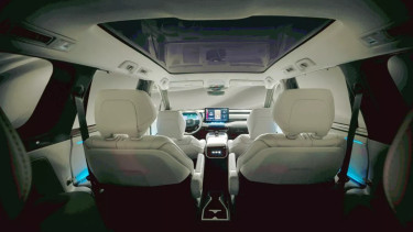 Interior Mobil Listrik Toyota Tebaru