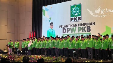 Ketum PKB Muhaimin Iskandar atau Cak Imin melantik pengurus DPW PKB se-Indonesia