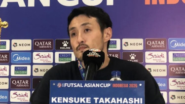 Pelatih Timnas Futsal Jepang Kensuke Takahashi