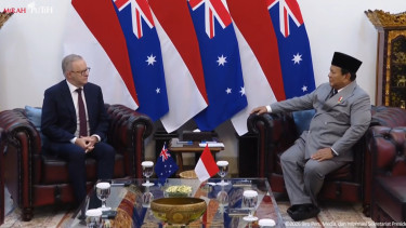 Presiden RI Prabowo Subianto dan PM Australia Anthony Albanese
