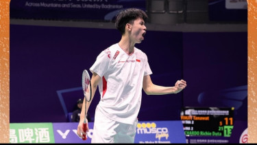 Tunggal putra Indonesia Richie Duta Richardo