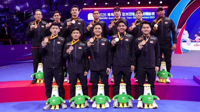 Beregu Putra Sabet Medali Perunggu di BATC 2026, 5. Atlet Paralimpik Turun Lintasan di Solo, Gaungkan Semangat Lari Inklusif, 4. Masalah Baru Yamaha Terkuak, Mesin M4 Sulit Tambah Tenaga Jelang Seri Pembuka MotoGP Sepang, 3. Proyek V4 Yamaha Dihantam Masalah, Mesin Quartararo dan Toprak Jebol di Sepang, 2. China Dipermalukan di Kandang Sendiri, Indonesia Bawa Pulang Dua Perunggu dari BATC 2026, 1. IBL 2026 Pekan Keenam Digelar 11–15 Februari, Pelita Jaya vs Hangtuah Jadi Sorotan