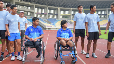 para atlet disabilitas tampil di Run for Disabilities: Run for Inclusivity