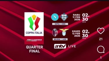Perempat final Coppa Italia di ANTV