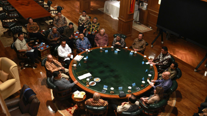 Prabowo Kumpulkan Pengusaha di Hambalang