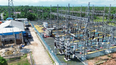 Gardu Listrik PLN.
