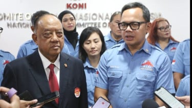 Ketum KONI, Marciano Norman dan Bima Arya