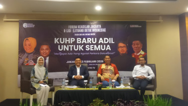 Diskusi 'KUHP Baru Adil untuk Semua'