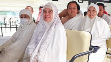 Megawati Soekarnoputri dan keluarga melaksanakan ibadah umrah