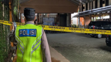 Polisi olah TKP penembakan suami anggota DPRD Jateng di rumahnya di Pekalongan