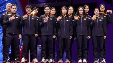 Skuad putri Indonesia pada Badminton Asii Team Championships 2026