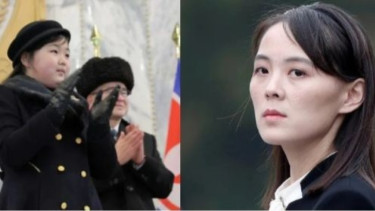Kim Ju Ae (kiri), Kim Yo Jong (Kanan)