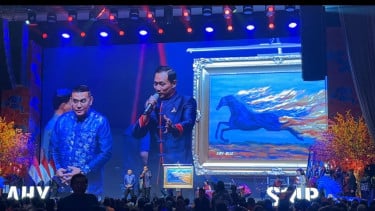 Lukisan SBY laku dilelang Rp 6,5 miliar