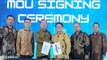 Kerja sama ZTE dan MyRepublic Indonesia.