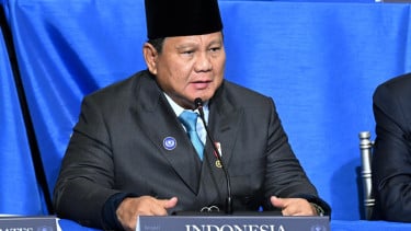 Presiden RI Prabowo Subianto dalam forum Board of Peace