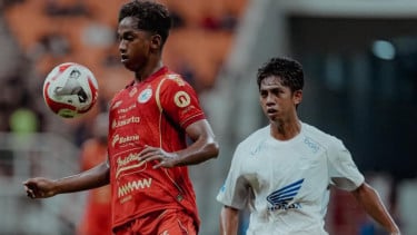 Persija Jakarta vs PSM Makassar di JIS