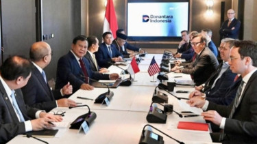 Presiden RI Prabowo Subianto melakukan pertemuan dengan 12 CEO perusahaan di AS