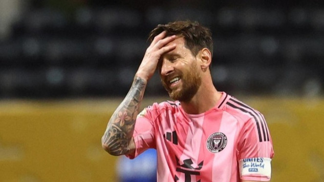 Bintang Inter Miami, Lionel Messi sedih