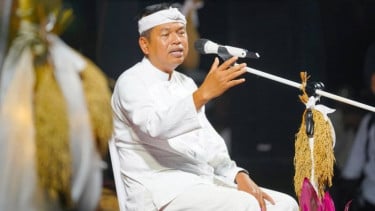 Gubernur Jawa Barat Dedi Mulyadi saat Safari Ramadhan di Kabupaten Bekasi