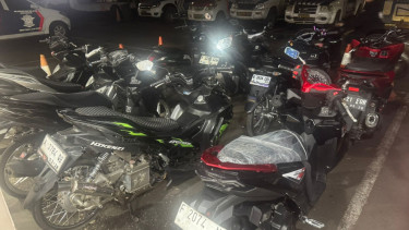 Belasan motor yang merusak portal JLNT Casablanca disita