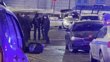 Mobil polisi dipasangi alat peledak di Moskow Rusia, Selasa dini hari