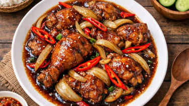 Ilustrasi ayam kecap