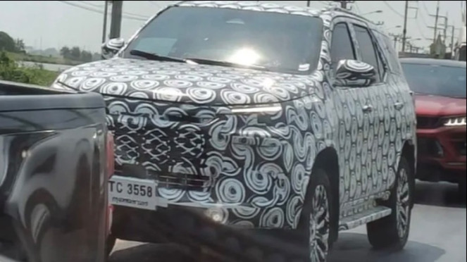 Toyota Fortuner Baru Tertangkap Kamera