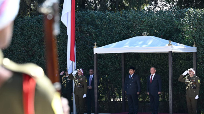 Presiden Prabowo Subianto di Yordania
