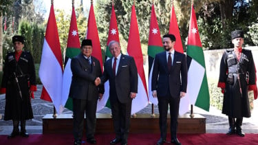 Presiden Prabowo dan Raja Abdullah Ii