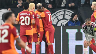 Galatasaray rayakan gol ke gawang Juventus