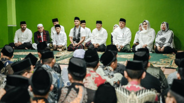 Ketua Umum DPP PSI Kaesang Pangarep di Ponpes Miftahul Ulum