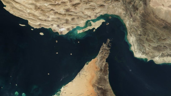 Ilustrasi selat hormuz