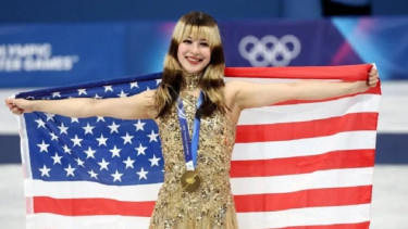 Alysa Liu, atlet muda ice skating AS yang meraih emas di Olimpiade Musim Dingin