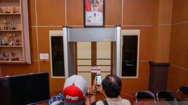 Ruangan Bupati Pekalongan yang telah disegel KPK